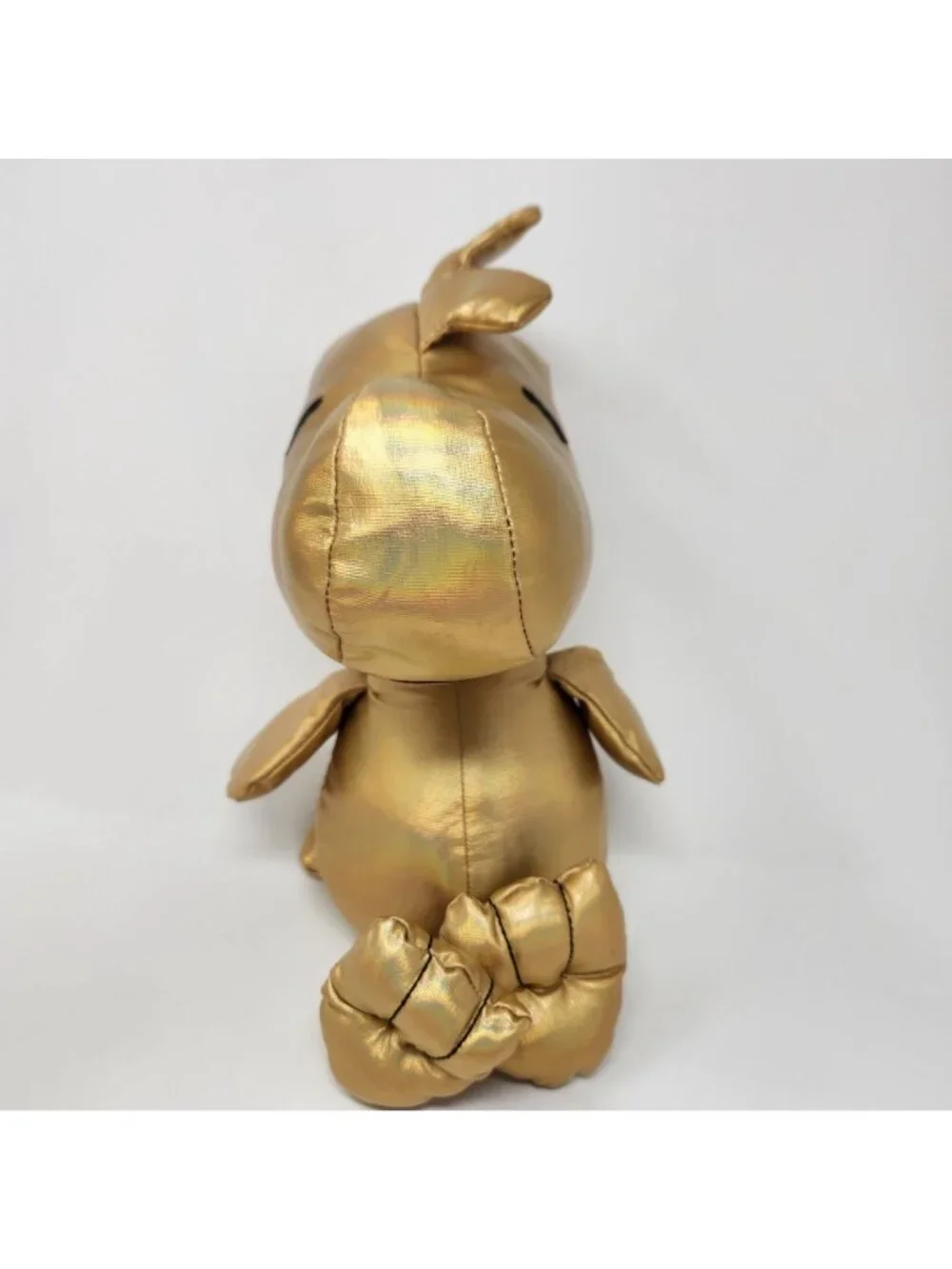 Kohl's Cares Peanuts 75th Anniversary Woodstock Plush Metallic Gold Fabric